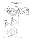 TOP AND CABINET, LIT/OPTIONAL Diagram and Parts List for KAWE764WAL1  KitchenAid Washer