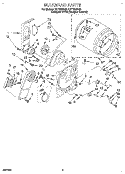 SECTION Diagram and Parts List for LET7848AZ2  Whirlpool Dryer