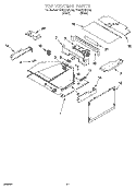 TOP VENTING PARTS, OPTIONAL PARTS Diagram and Parts List for YGSC278PJB0  Whirlpool Microwave Oven Combo