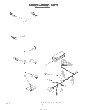 WIRING HARNESS Diagram and Parts List for DU8900XT0  Whirlpool Dishwasher