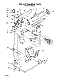 TOP AND CONSOLE Diagram and Parts List for CE2950XSW2  Whirlpool Dryer