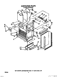 CONTAINER Diagram and Parts List for TU8700XXP0  Whirlpool Trash Compactor