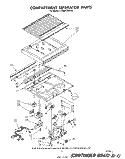 COMPARTMENT SEPARATOR Diagram and Parts List for ET20EKXSW00  Whirlpool Refrigerator