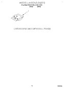 MISCELLANEOUS Diagram and Parts List for DU931SCGQ1  Whirlpool Dishwasher