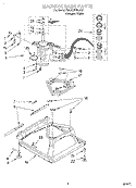 MACHINE BASE Diagram and Parts List for 7MLSQ8000JQ0  Whirlpool Washer