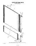 DOOR AND PANEL Diagram and Parts List for KUDI21DS1  KitchenAid Dishwasher