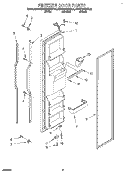 Part Location Diagram of 4387343 Whirlpool DISCONTINUED
