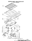COMPARTMENT SEPARATOR Diagram and Parts List for ET18NKXRWR4  Whirlpool Refrigerator