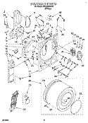 SECTION Diagram and Parts List for BYCCD3421W0  Whirlpool Dryer
