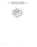 UPPER OVEN BURNER Diagram and Parts List for 1873^1A  Whirlpool Range