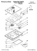 COOKTOP PARTS Diagram and Parts List for KECD866RSS04  KitchenAid Cooktop