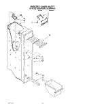 FREEZER LINER Diagram and Parts List for AS22BRXAN00  Whirlpool Refrigerator