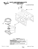 CAVITY AND TURNTABLE, LIT/OPTIONAL Diagram and Parts List for MT6120XBB0  Whirlpool Microwave