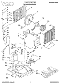 Part Location Diagram of 1161029 Whirlpool EVAPORATOR
