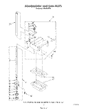 POWERSCREW AND RAM Diagram and Parts List for TF4600XTP1  Whirlpool Trash Compactor