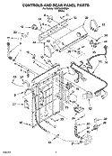 Part Location Diagram of 3956736 Whirlpool HARNS-WIRE