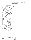 SMOOTH TOP RCK 893 Diagram and Parts List for RC8300XLH  Whirlpool Cooktop