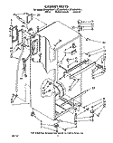 CABINET Diagram and Parts List for ET18GKXWG11  Whirlpool Refrigerator