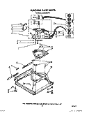 MACHINE BASE Diagram and Parts List for LA5580XTG1  Whirlpool Washer