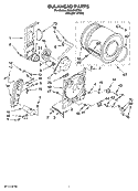 BULKHEAD PARTS, OPTIONAL PARTS (NOT INCLUDED) Diagram and Parts List for EGD4300TQ0  Estate Dryer
