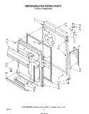 REFRIGERATOR DOOR Diagram and Parts List for ET22DKXTG00  Whirlpool Refrigerator