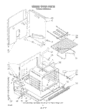 Part Location Diagram of 3170855 Whirlpool Frame, Front
