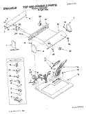 TOP AND CONSOLE, LIT/OPTIONAL Diagram and Parts List for TGDX640JQ2  Estate Dryer