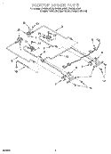 Part Location Diagram of 9752995 Whirlpool PIPE-MNFLD