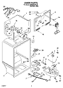 LINER PARTS Diagram and Parts List for ER2MHKXPL02  Whirlpool Refrigerator