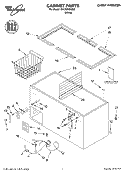 SECTION Diagram and Parts List for EH120FXKQ00  Whirlpool Freezer