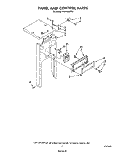 PANEL AND CONTROL Diagram and Parts List for TU4100XTP0  Whirlpool Trash Compactor