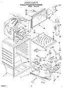 LINER Diagram and Parts List for RT18AKXDN05  Roper Refrigerator