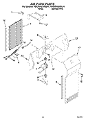 AIR FLOW PARTS, OPTIONAL PARTS (NOT INCLUDED) Diagram and Parts List for 7GS2SHEXPL01  Whirlpool Refrigerator