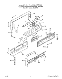 MAIN TOP Diagram and Parts List for 1395W3A  Roper Range