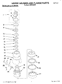 SECTION Diagram and Parts List for KBDS250X3  KitchenAid Food Waste Disposer