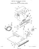 CONTROL PANEL , LIT/OPTIONAL Diagram and Parts List for B9608W0  Roper Wall Oven