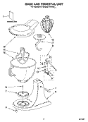 Part Location Diagram of WP9709707 Whirlpool Blender Foot