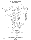 SECTION Diagram and Parts List for LE6880XTM0  Whirlpool Dryer