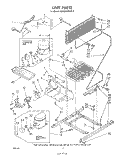 UNIT Diagram and Parts List for EB19ZKXRWR0  Whirlpool Refrigerator