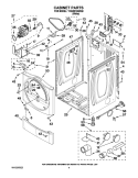 FREEZER DOOR PARTS Diagram and Parts List for ITB19440Q00  Inglis Refrigerator
