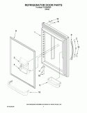 Part Location Diagram of 12658581WQ Whirlpool DOR-FIP White
