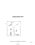 MISCELLANEOUS Diagram and Parts List for LA5400XTN0  Whirlpool Washer
