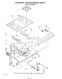 COOKTOP AND MANIFOLD , LITERATURE A Diagram and Parts List for SF0140SRW1  Whirlpool Range