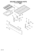 Part Location Diagram of 8273496 Whirlpool Toe Panel - White
