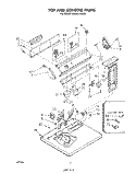 Part Location Diagram of LIT696765 Whirlpool Use & Care Guide