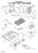 UNIT PARTS Diagram and Parts List for GC5SHEXNT04  Whirlpool Refrigerator