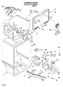 LINER PARTS Diagram and Parts List for RT18HDXKQ03  Roper Refrigerator