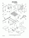 UNIT PARTS Diagram and Parts List for TS25CGXTD03  Estate Refrigerator