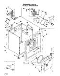 SECTION Diagram and Parts List for KEYL400WWH0  KitchenAid Dryer