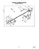 WIRING HARNESS Diagram and Parts List for KAWE564WAL3  KitchenAid Washer
